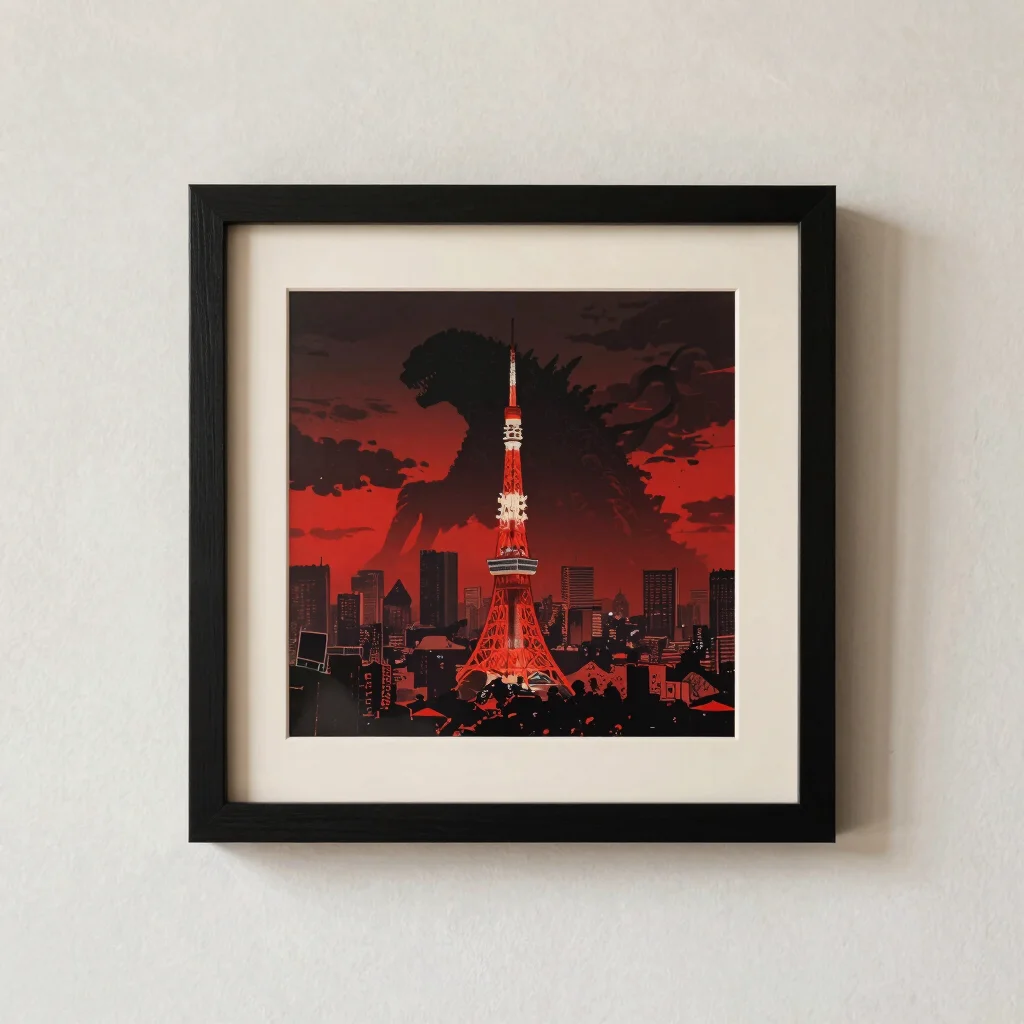 Night Terror Over Tokyo Print